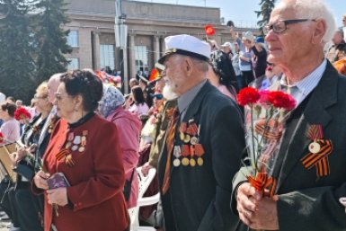 Парад Победы Анастасия Вострецова, корр. ИА AngarskMedia
